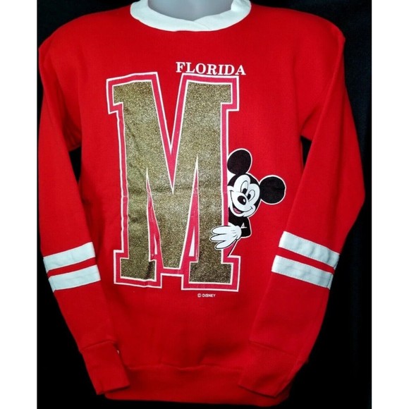 Disney MICKEY MOUSE VELVA SHEEN 1970s Florida Sweatshirt Mens Sz M USA NEW W TAG - Picture 9 of 9